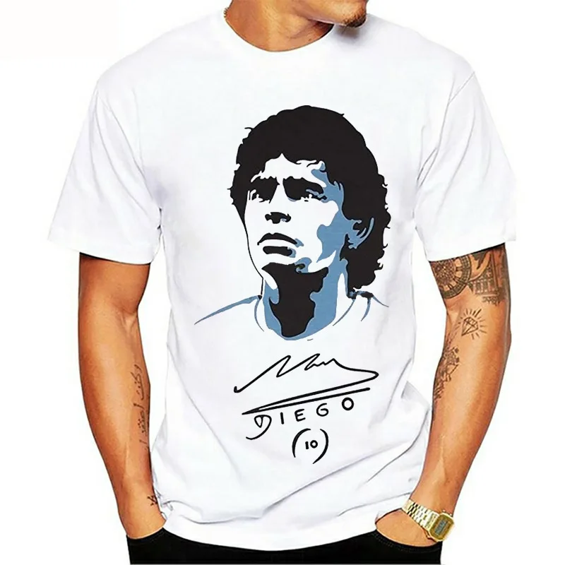 2021 Pomlad Poletje 3D Tiskanih Maradona 10 Letnik moška T-Shirt Modne Ulice Nogometni Igralec Priložnostne Tees Top Majica