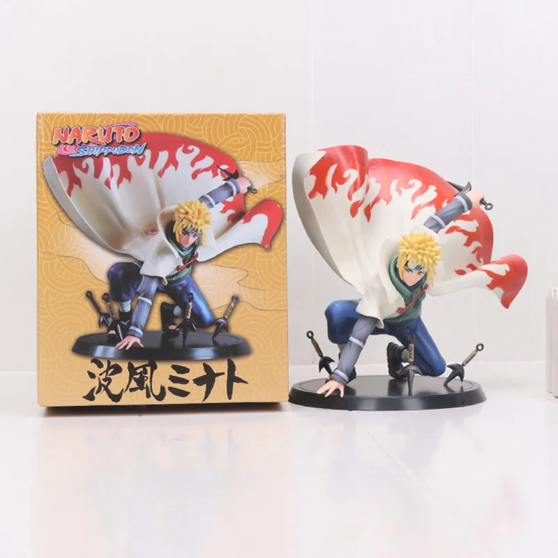 Brinquedos Anime figurals Naruto Minato Namikaze Dejanje Slika 1/8 obsega slikana slika Naruto je Oče PVC slika Igrača