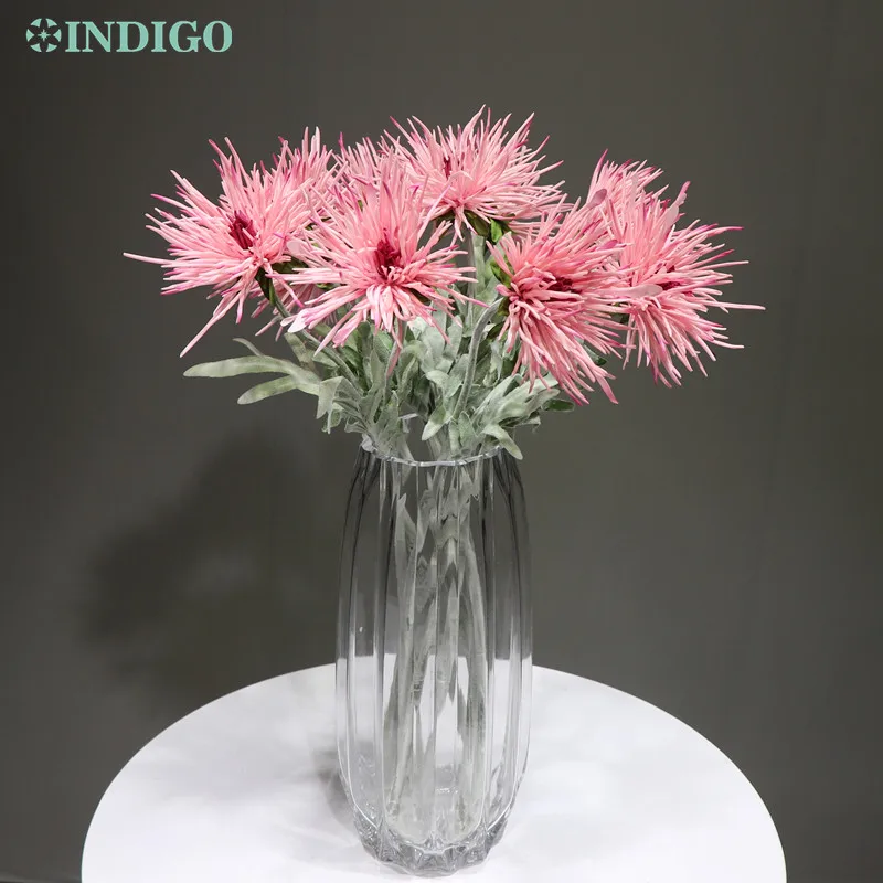INDIGO - Roza Chrysanthemum Daisy Kozmos Umetne Rože Poroka Doma Stranka Dogodek Tabela Dekoracijo Brezplačna Dostava