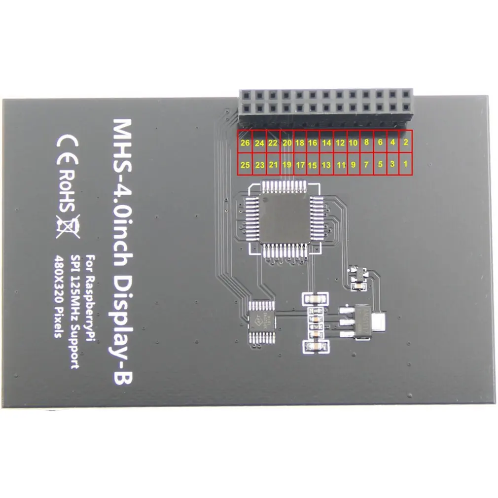 Zaslon na dotik SPI 800X480 4 palčni Zaslon Modul 800*480 pik, IPS zaslon na Dotik za Raspberry Pi 4 Model B 3B+/3B/2B/B+