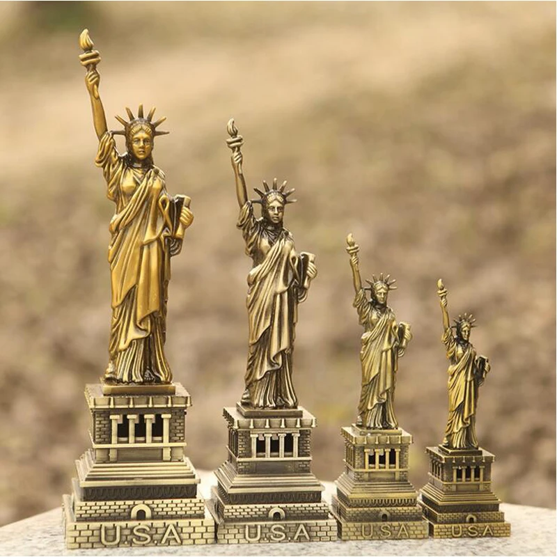 Kip Svobode Model Obrti zda Turističnih Spominkov Brezplačno Boginja Evropske Smolo Retro Okraski Doma Oprema
