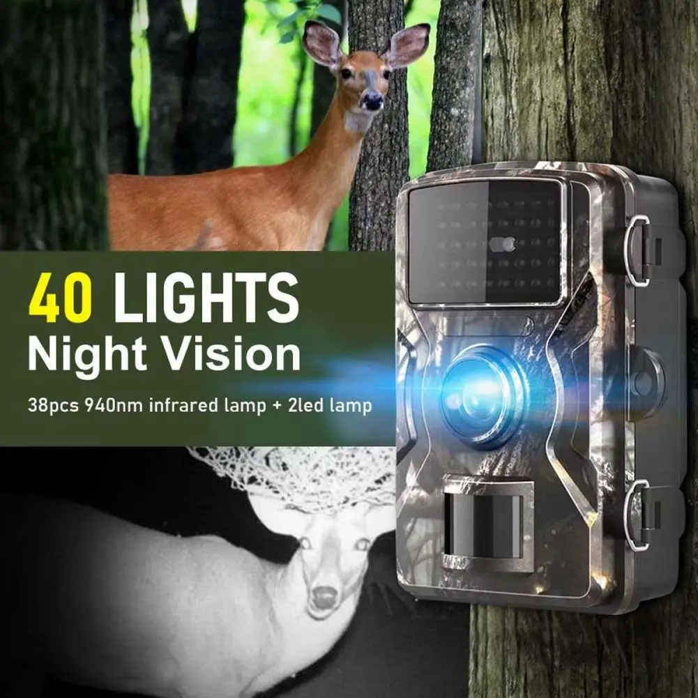 2,0-Palčni Zaslon, Mini 1080P Pot Fotoaparat Nepremočljiva Prostem Igro Ogled Fotoaparat Živih Živali za Spremljanje In Snemanje Kamera