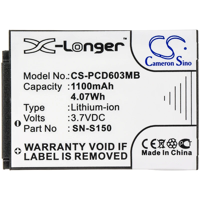 Cameron Kitajsko Baterija Za Philips 996510061843,N-S150,SN-S150