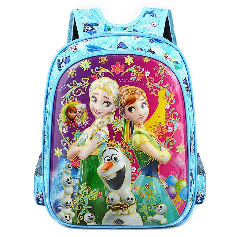 Disney otroška šolska torba cartoon princeso zamrznjene Sophia nahrbtnik za vrtec torba 6d cvet risanka potovalna torba
