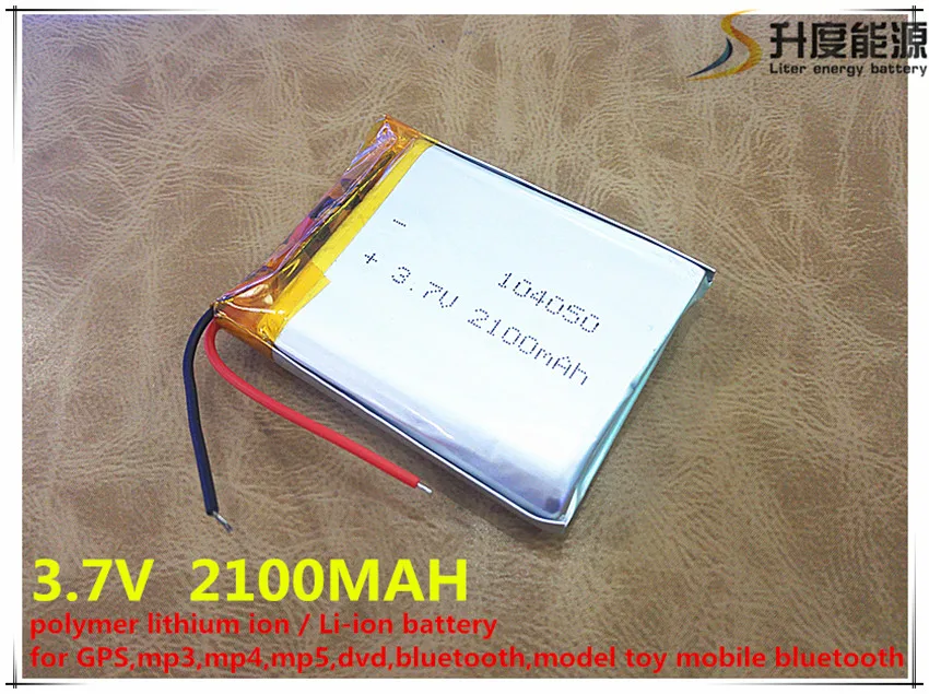 5pcs 3,7 V litij-polimer baterija 104050 2100MAH Tablet PC navigacijski mobilne moč GIY