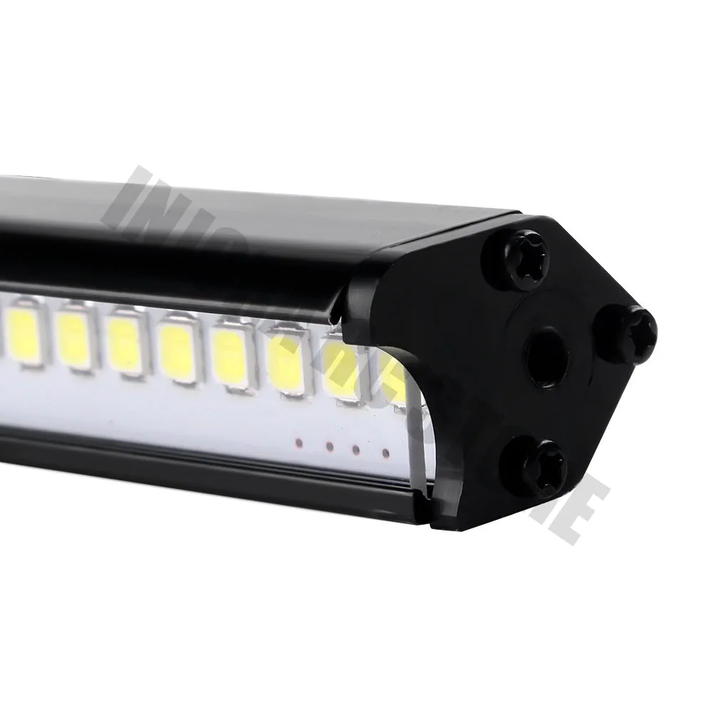 1PCS Kovinski 150MM Strehi Bar 36 LED Luči luči za 1:10 RC Gosenicah Osno SCX10 D90