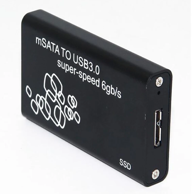 1.8 Inch MSATA SSD HDD Ohišje Podpira USB za MSATA Mobilne Trdi Disk v Polje Podporo za Windows/Vista/Linux/MAC