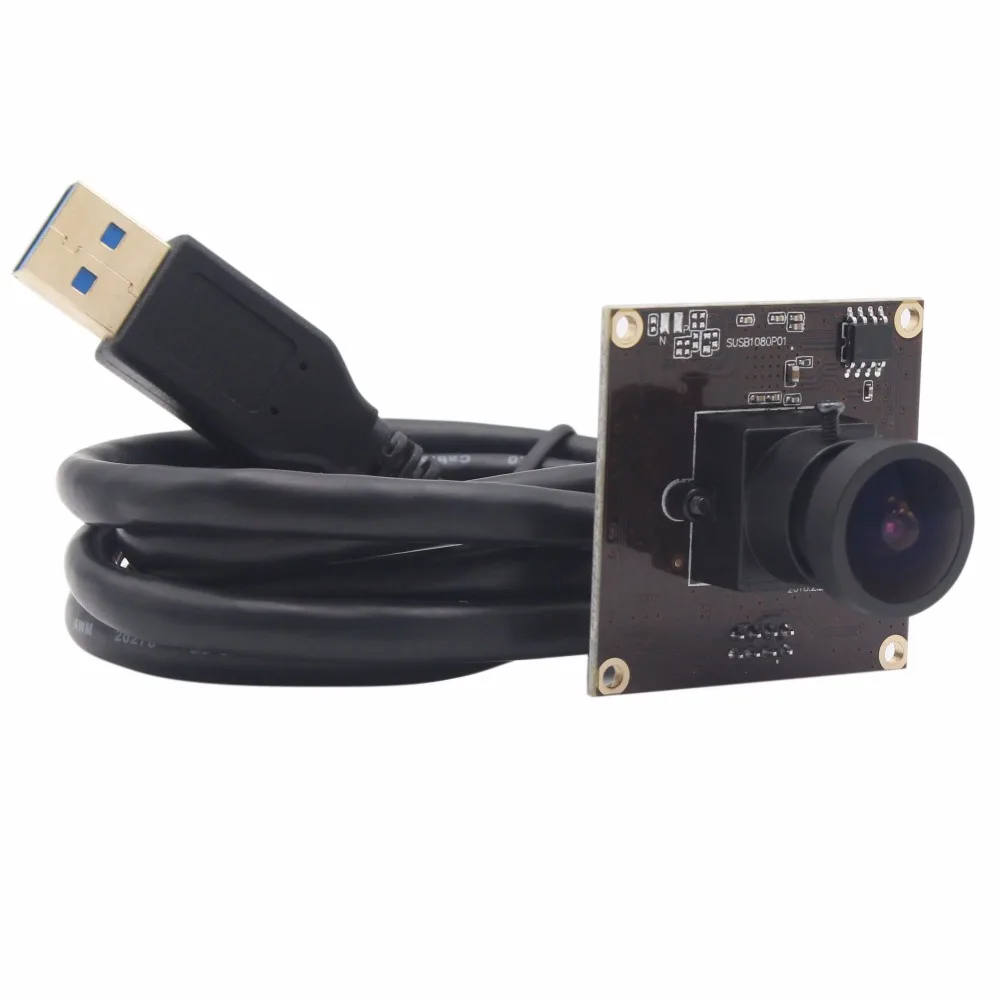 MJPEG 50fps 1920*1080P SONY IMX291 USB3.0 Fotoaparat Odbor mikro endoskop Fisheye širokokotni Video nadzor, USB Kamera
