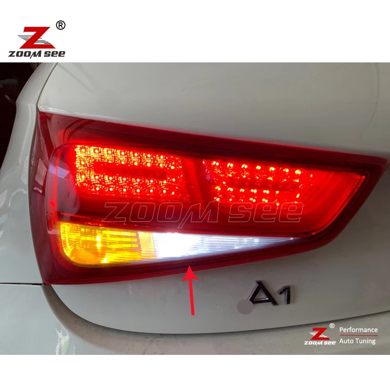 Brez Napake Bela LED Povratne rep Zunanja žarnica + DRL dnevnih luči Za Audi A1 2010 2011 2012 2013 svetlobni pramen