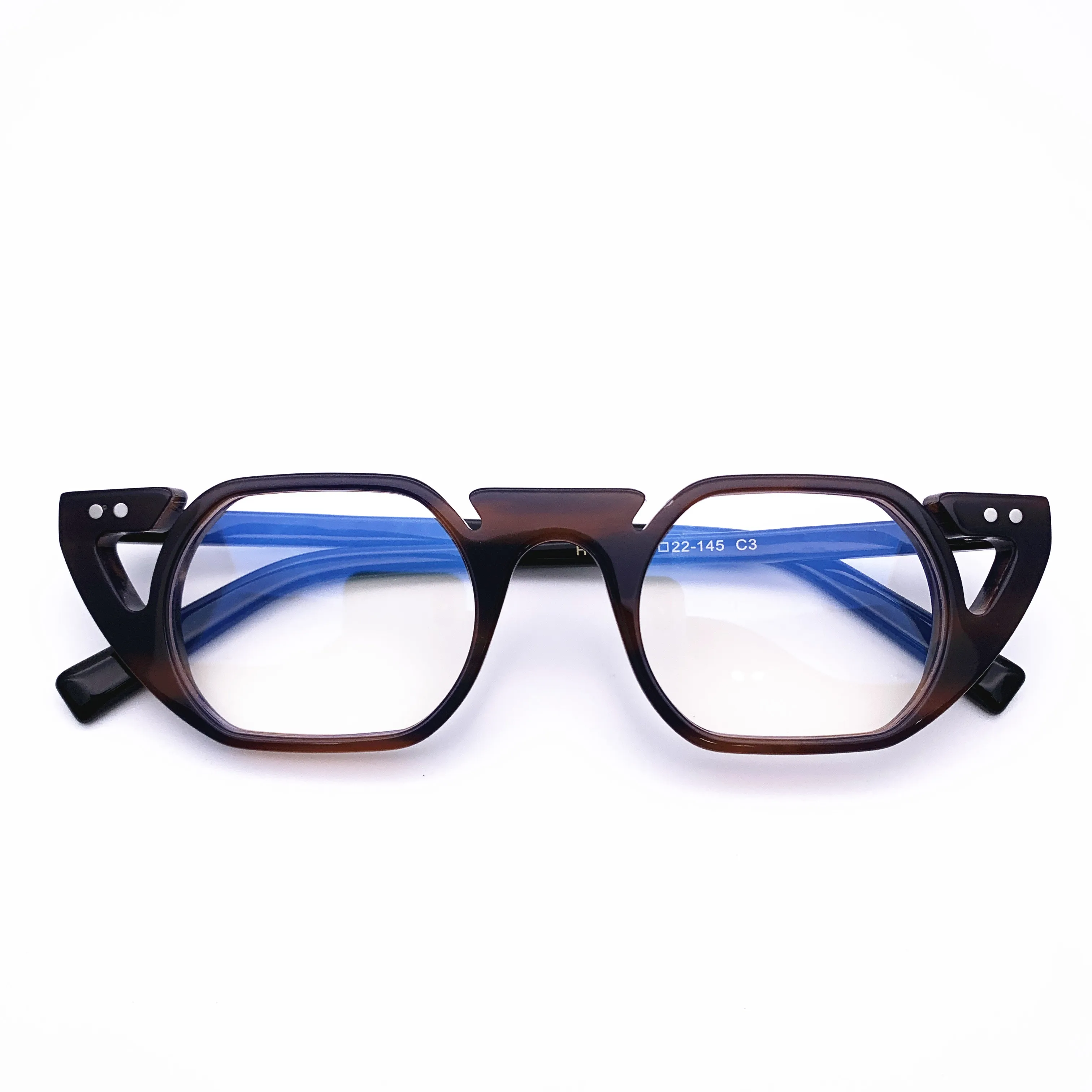 Belight Optiacl Acetat Nepravilne Oblike Očal Okvir Moški Ženske Recept Očala Retro Optični Okvir Očal HP223