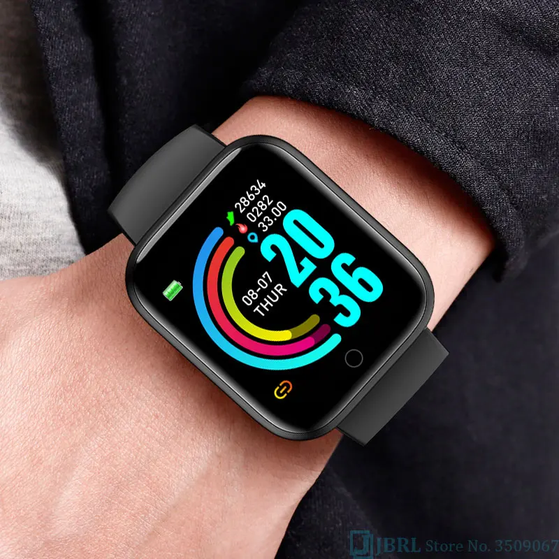 Pametno Gledati 2020 Moški Ženske Smartwatch Šport Pametna Zapestnica Elektronika Ura Za Android IOS Fitnes Tracker Smart-watch Ur