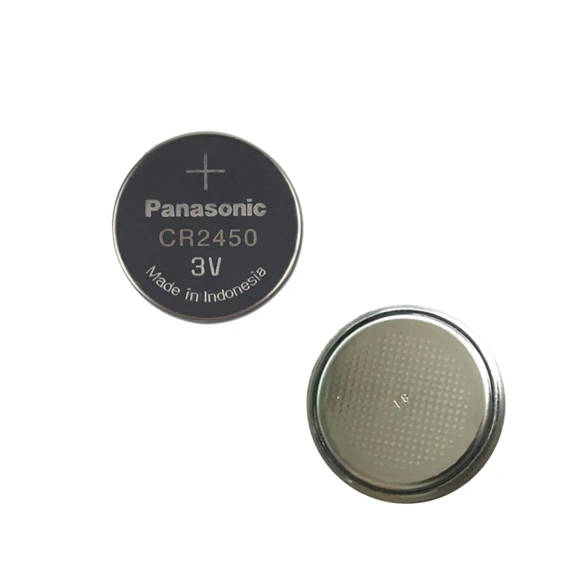 2pcs/veliko Panasonic CR2450 3V Litijeva Gumb Baterija Kovanec Baterije Celic CR 2450 Za Ure,ure,slušni pripomočki