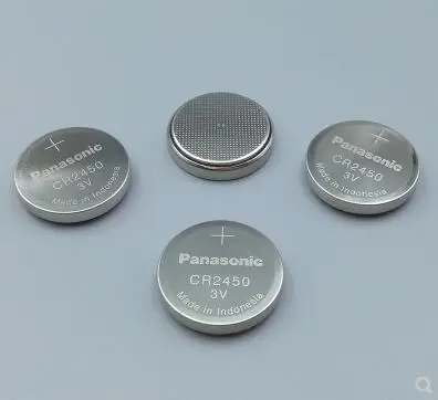 2pcs/veliko Panasonic CR2450 3V Litijeva Gumb Baterija Kovanec Baterije Celic CR 2450 Za Ure,ure,slušni pripomočki
