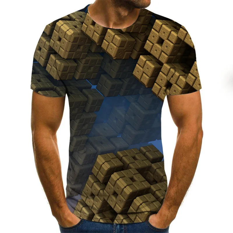2020 Nov Tri-dimenzionalni vortex T-srajce za Moške Poletne 3D Tiskanja Priložnostne 3D T Shirt Vrhovi Tee XXS-6XL