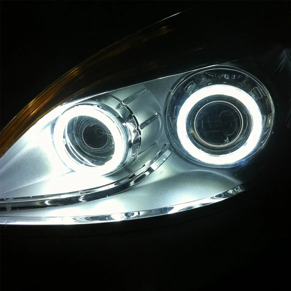 Dnevnih Luči DRL Avto Angel Eyes LED Halo Obroč Žarometi 60 MM 70 MM 80 MM 90 MM 100 MM 110MM za BMW E38 E39 E46 E60