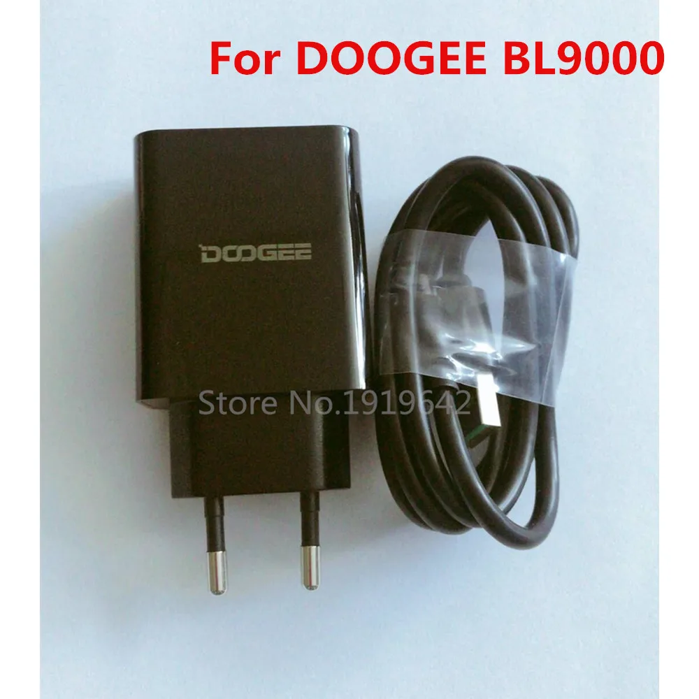 Izvirno Novo Doogee BL9000 AC Adapter Hitro Polnilnik Prvotni Potovalni Polnilnik EU Plug Adapter +Tip C Kabel USB 5 v DC 5A Line