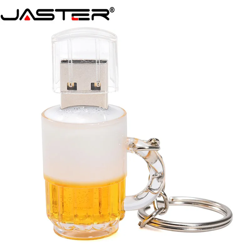 JASTER plastičnih posebne vrč pivo model usb 2.0 flash drive pendrive 8gb 16gb 32gb 64GB pomnilnika memory stick pero pogon USB palec pogon