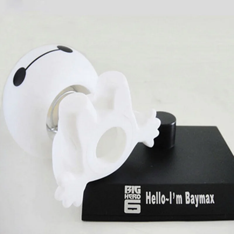 Modni Avtomobil Dekoracijo Baymax Robot Glave Tresenje Igrača Avto Notranjosti, Armaturna Plošča Srčkan Bobble Velik Junak Lutka Ornament Dodatki Darilo