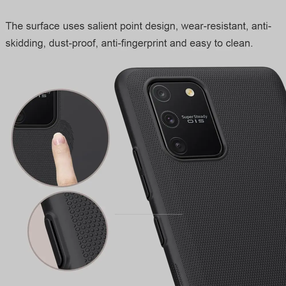 Za Samsung Galaxy S10 Lite Primeru Nillkin Super Motnega Ščit Mat Težko Slim Zadnji Pokrovček za Samsung Galaxy S10 Lite Primeru Telefon