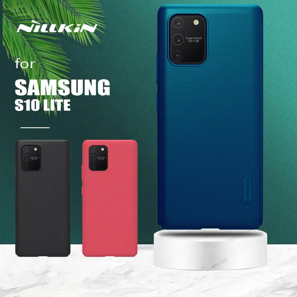 Za Samsung Galaxy S10 Lite Primeru Nillkin Super Motnega Ščit Mat Težko Slim Zadnji Pokrovček za Samsung Galaxy S10 Lite Primeru Telefon