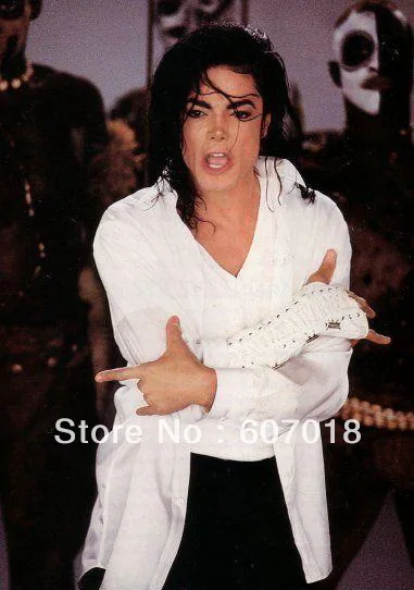 MJ Michael Jackson ultimate collection povoj Nevarno Beli Bombaž ArmBrace Punk rokavice za delovanje