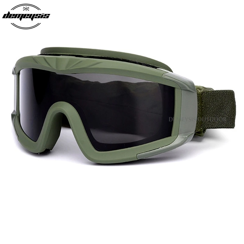 Vojaško Taktično Vojske Očala Oculos Airsoft Očala Paintball Streljanje Očala Motoristična Wargame Odporen Na Veter. Zaščito Očala