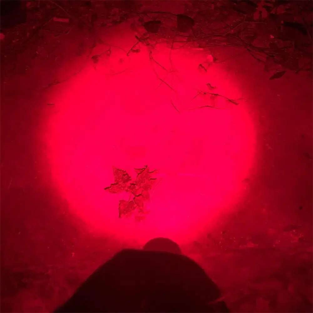 625NM Rdeče Zoom Svetilka Astronomije Letalstva Night Vision Rdeča LED Svetloba Močna 3W Nastavljiv Luč Baklo Uporabo 18650 Baterijo