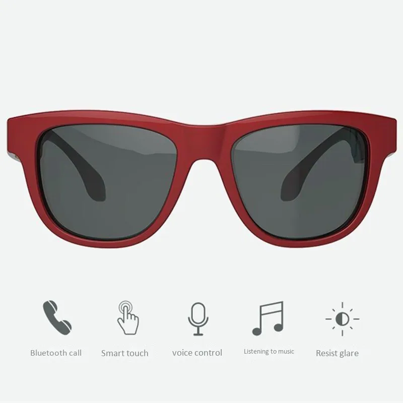 Brezžična tehnologija bluetooth očala, slušalke šport polarizirana kostne prevodnosti sončna očala, mobilni telefon, klic Hi-fi predvajalnik glasbe slušni aparat