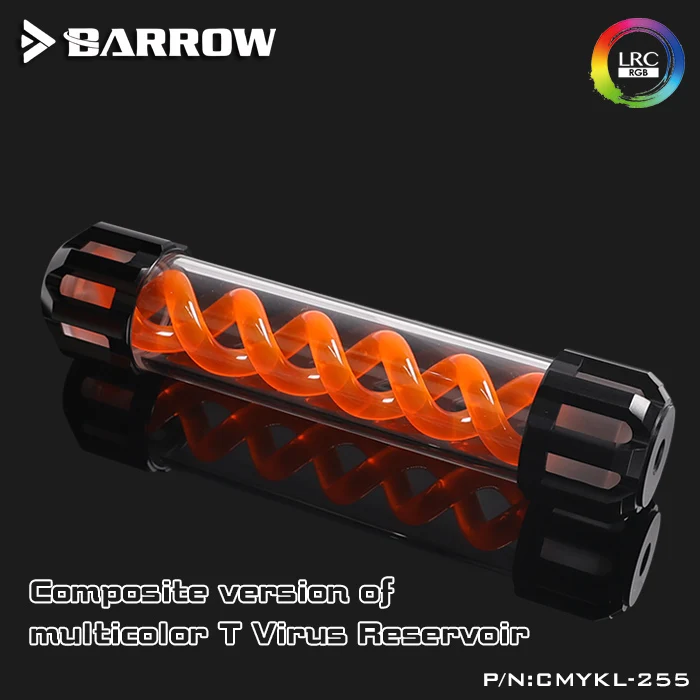 Barrow DNK valj računalnik primeru watercooling rezervoar LRC 2.0 5V RGB rezervoar za vodo 155/205/255/305 mm dolžina /50mm,rezervoarja Olja