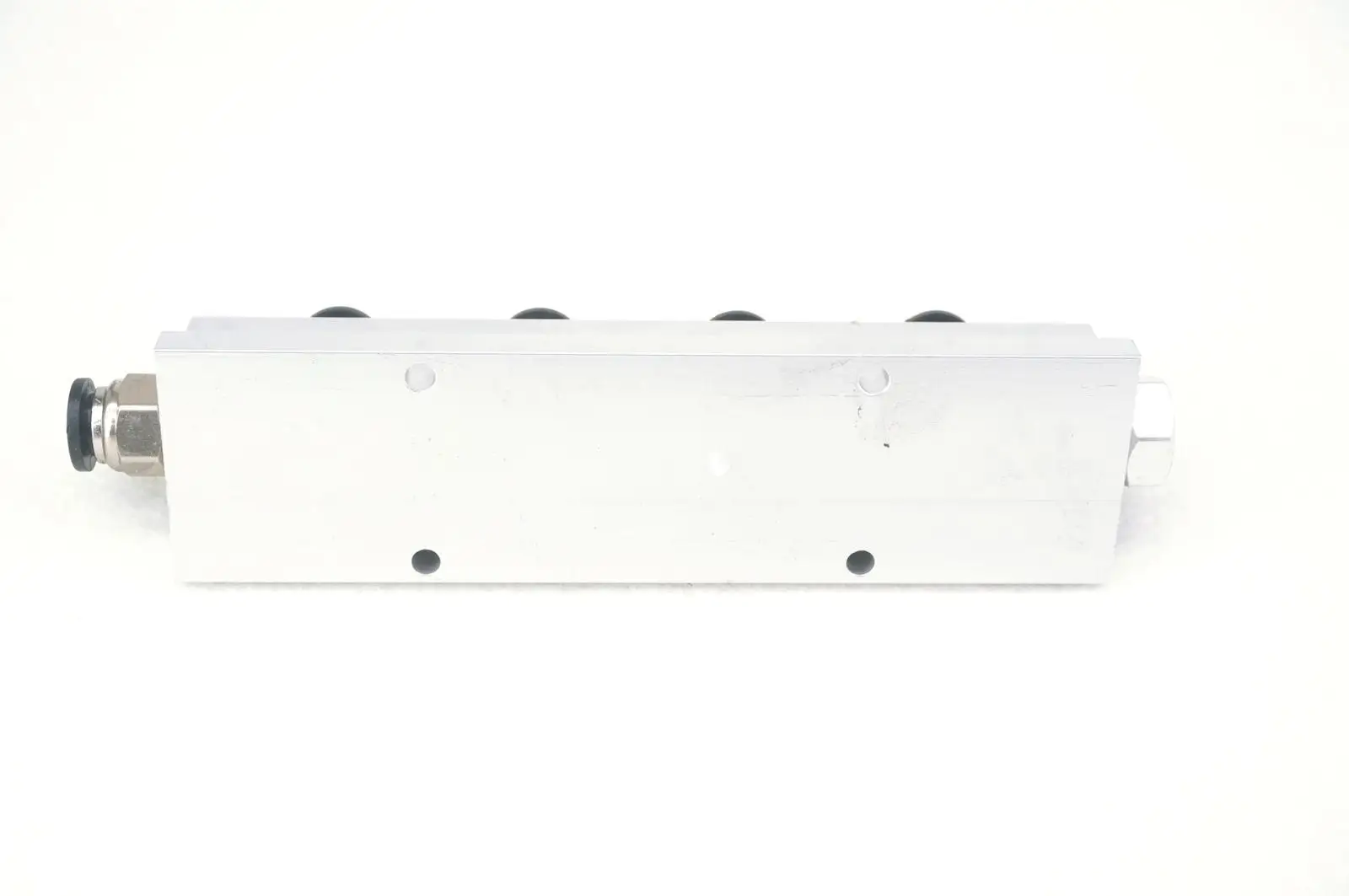 Pritisni Fit 8 mm 4 Način Trdnega Aluminija T-Oblike Zračnega Kolektorja Blok Splitter