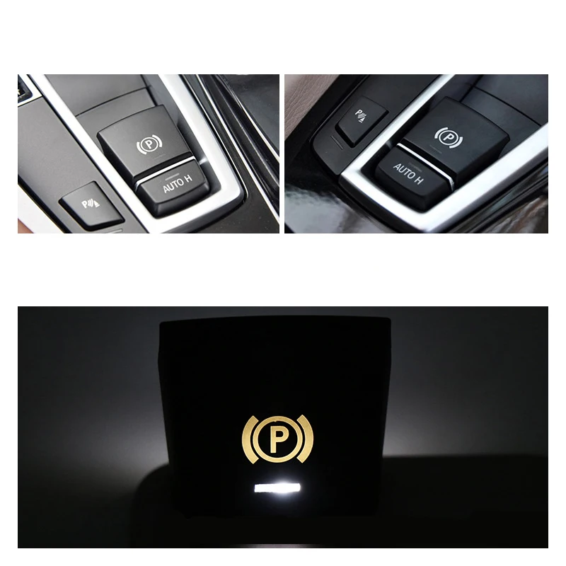 Elektronske ročne zavore gumb P Auto H. Parkiranje stikalo za BMW serije 5 7 series F18/F10/F07/F02