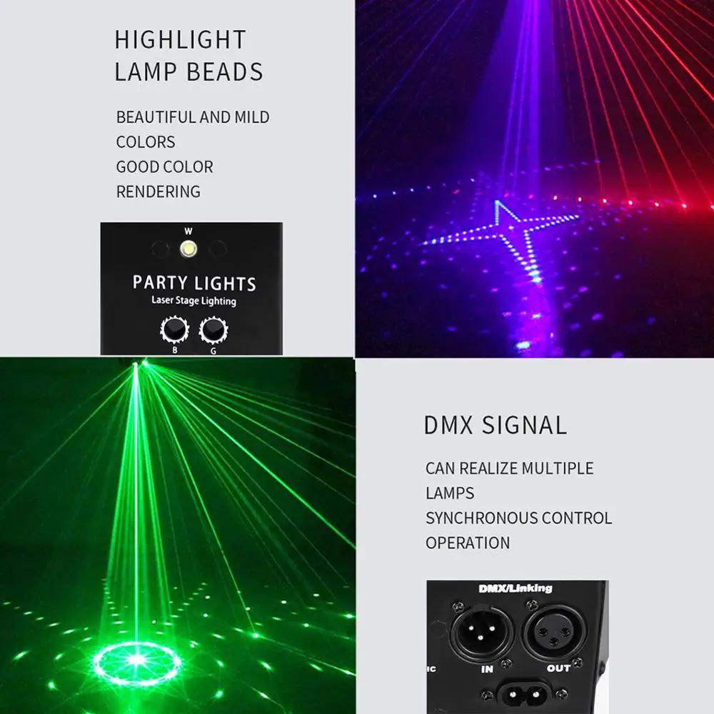 9-oči RGB Disco Led Lučka DMX Daljinski upravljalnik Fazi Stroboskopske Luči DJ Led Luč za Božič Stranke Domov Ples Rojstni dan Kluba Pub