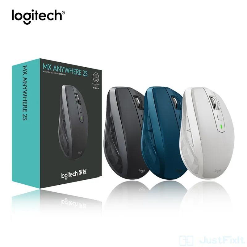Urad Miške Logitech MX Kjerkoli 2S Multi-napravo Wireless Mobile Mouse 2,4 Ghz Nano Podpora za Multi-Naprave za Nadzor