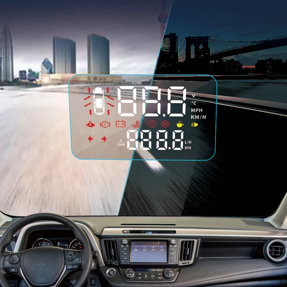 Za Toyota RAV4 XA50 2019 2020 Ogledalo HUD Avto Avto Head Up Display Vetrobransko Steklo Projektor Varnost, Alarm prekoračitev hitrosti Napetost