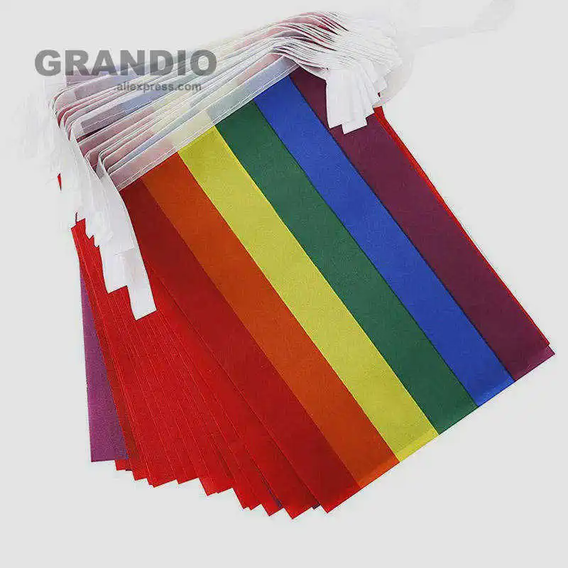Visi Mavrične Zastave LGBT Gej Ponos, Lezbijke, Biseksualci Tansgender Pansexual 14x21cm 5M Doma Stranka Dekorativni Zastavami In Transparenti