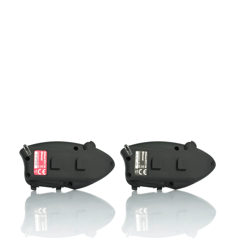 Novo 2pcs MIDLAND BTX1 Motoristična Čelada Slušalke Interkom Vodo-odpornih FM Bluetooth Interfonski Hands-free (prostoročni Klici