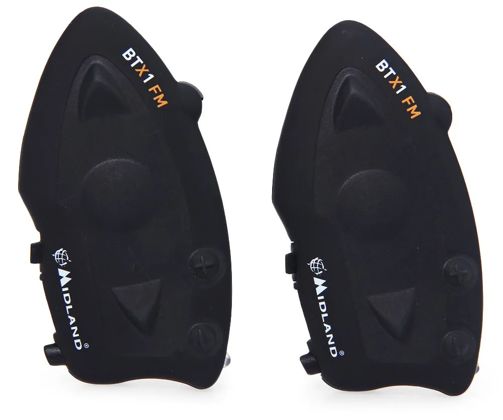 Novo 2pcs MIDLAND BTX1 Motoristična Čelada Slušalke Interkom Vodo-odpornih FM Bluetooth Interfonski Hands-free (prostoročni Klici