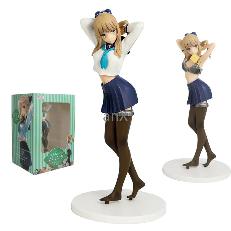 25 CM Ilustracije za Hiten PVC Dejanje Slika Daiki kougyou R. E. I. N. A Reina Kagurazaka Čop Anime Seksi Dekle Slika Model Igrače