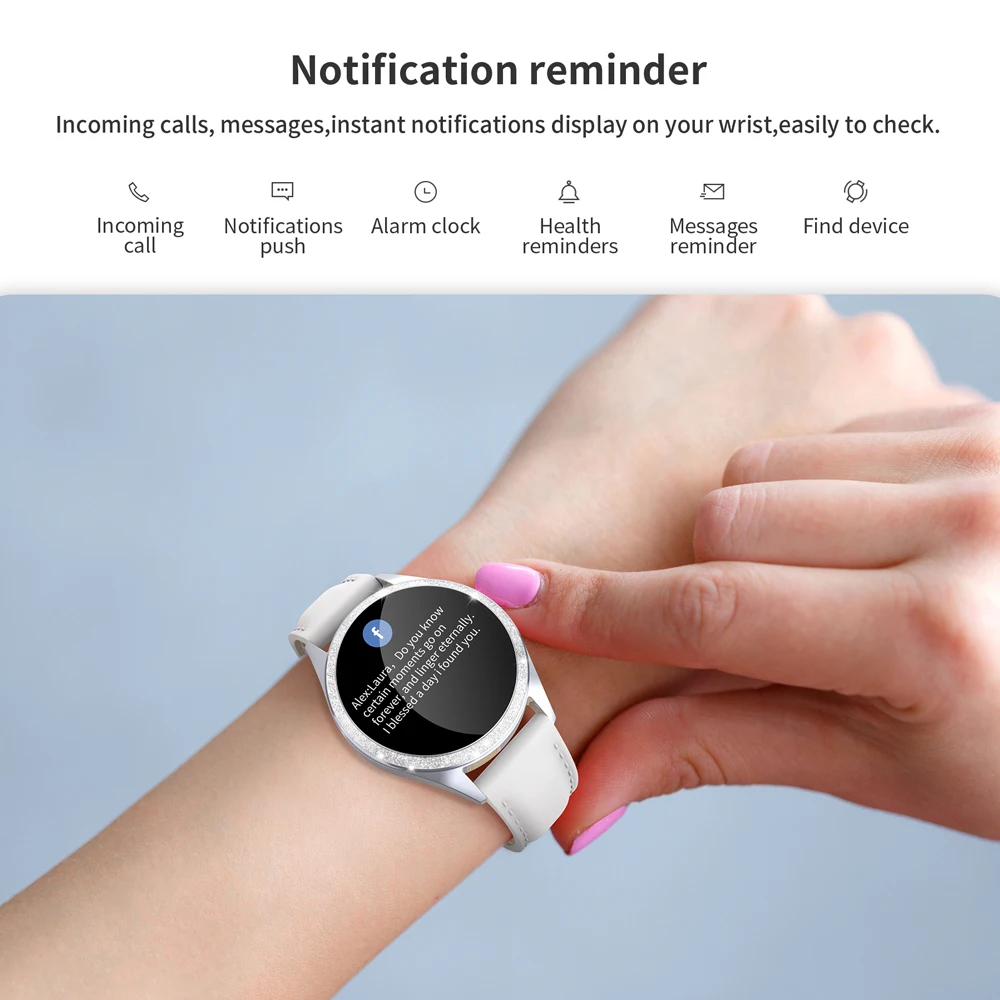 Pametno Gledati Ženske Srčnega utripa, števec korakov Fitnes Zapestnica Bluetooth Smartwatch Nepremočljiva Fitnes Tracker Pazi za Android IOS