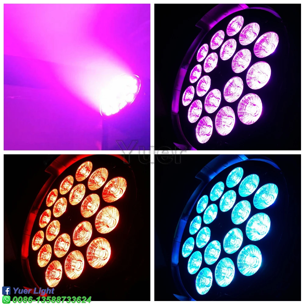LED Lahko Par 18x15W Lahkih Litje Aluminija Fazi Par RGBWA 5in1 Pranje Luči Poslovne Luči Poklicne Za Stranke, KTV DJ Fazi