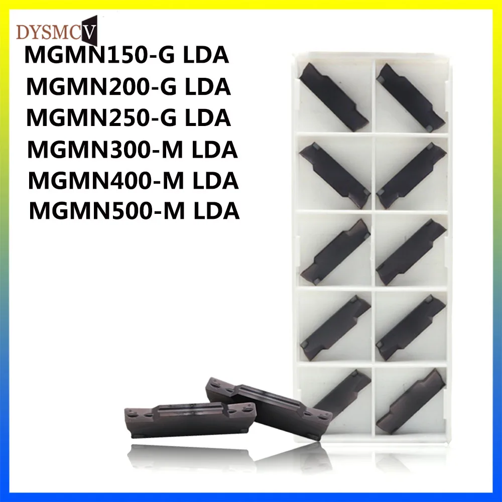 DESKAR prvotne MGMN150-G LDA 200-250 G-G, 300-M, 400 M, CNC stružnica utorov in obračanja karbida vložki za nerjavečega jekla