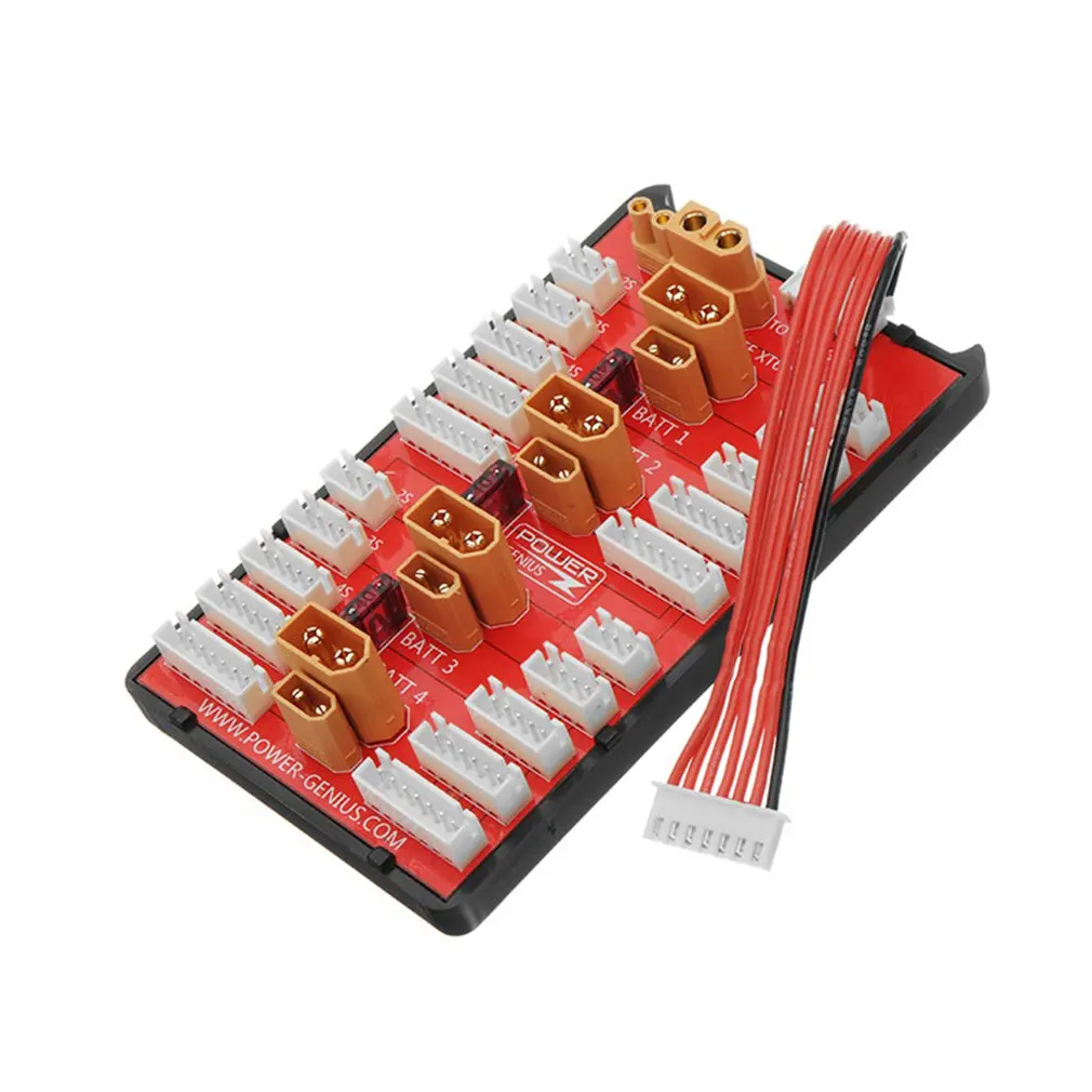 Moč-Genij 2 V 1 PG Vzporedno Polnjenje Odbor XT30 XT60 Plug Podpira 4 Paketi 2-8 ZA Lipo Baterije Za RC Modeli Rezervni Del