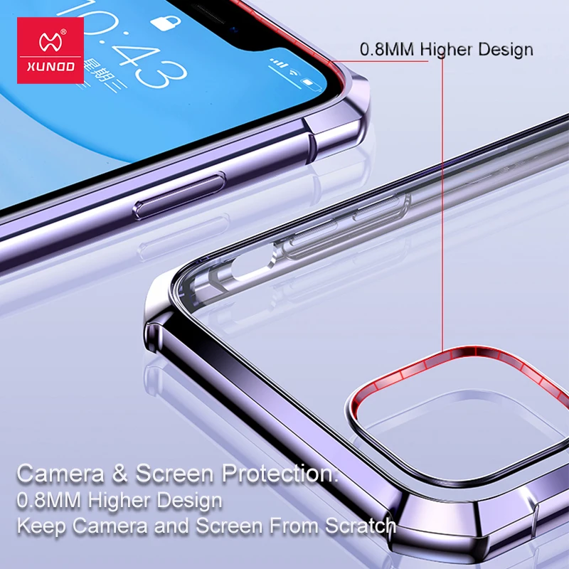 Xundd Primeru Za iPhone 12 Pro ProMax Primeru Shockproof Pregledne Rokavice Zaščitni Lupini Moda Primeru Za iPhone Mini 12 12 Pro