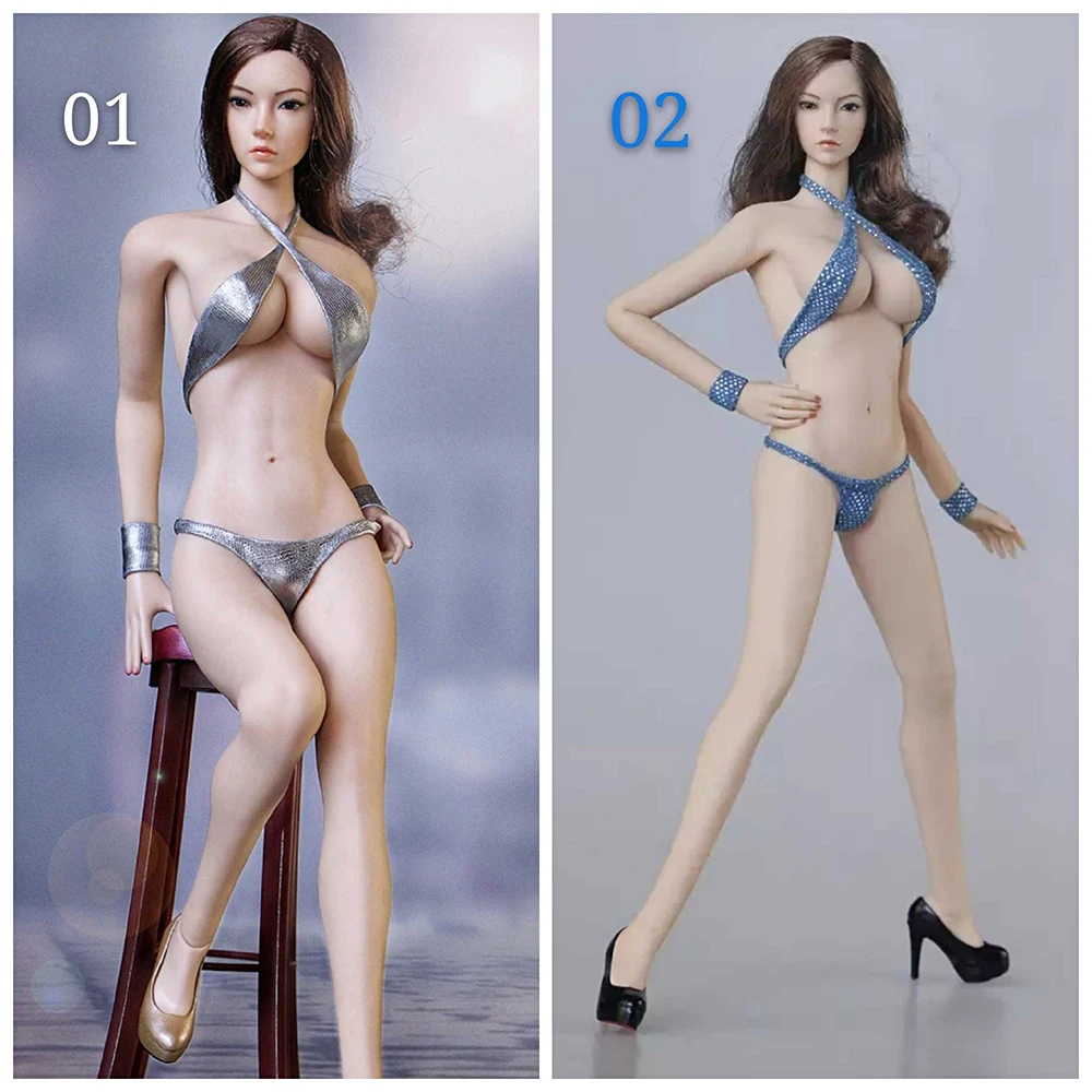 1:6 vojak človek lutka kostumografija obleko seksi model silver blue bikini bo ustrezala model na zalogi