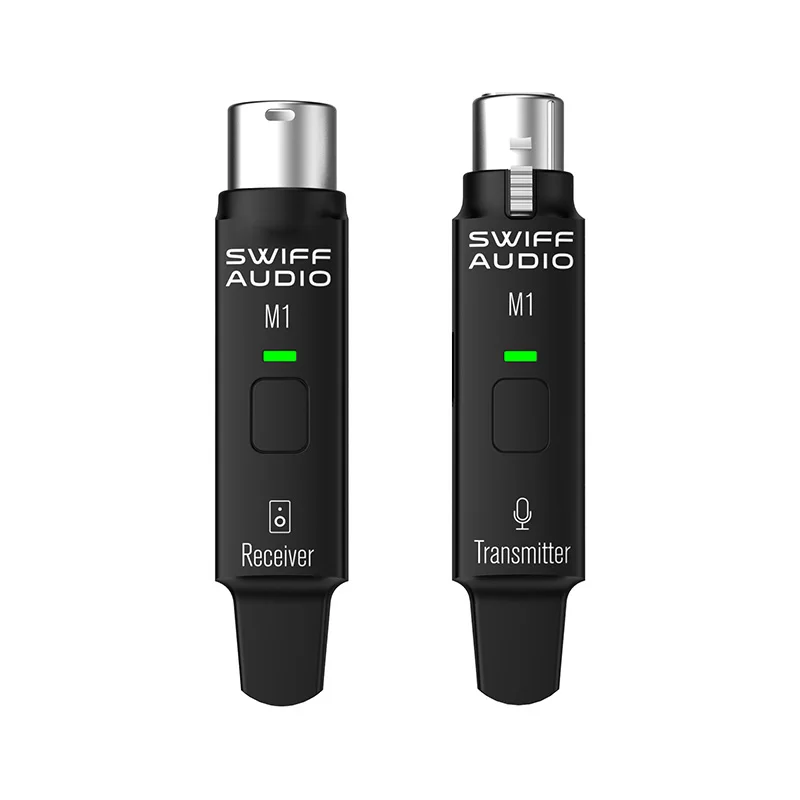 SWIFF Avdio M1 Brezžičnega Mikrofon Sistema 2,4 GHz Digitalna Tehnologija za Prenos Dinamični Mikrofon z vsemi Kasetni Vmesnik
