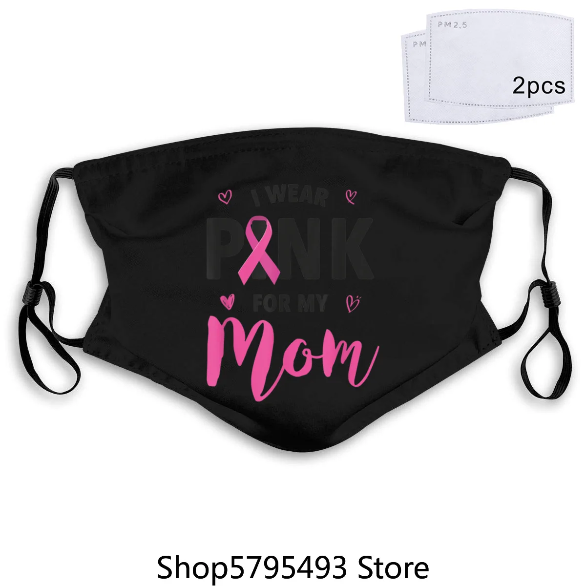 Nosim Roza Za Moja Mama Breast Cancer Awareness Masko