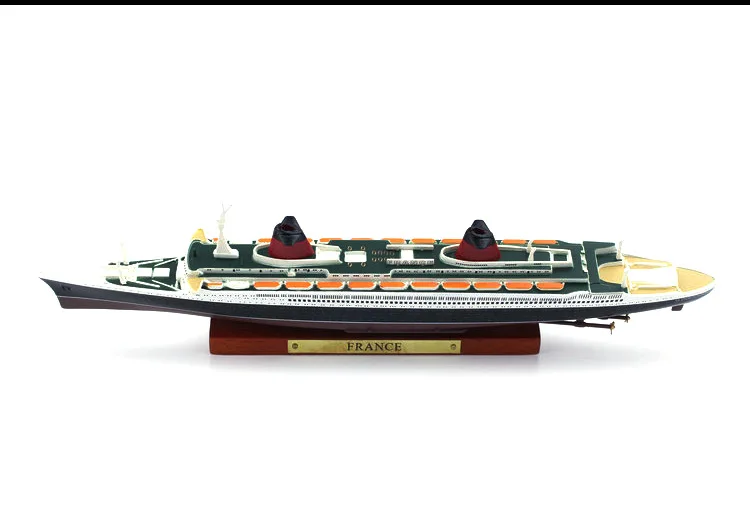 Zbirka ATLAS France potniška ladja model simulacije zlitine ladje model velikih luksuznih ladij za križarjenje okraski