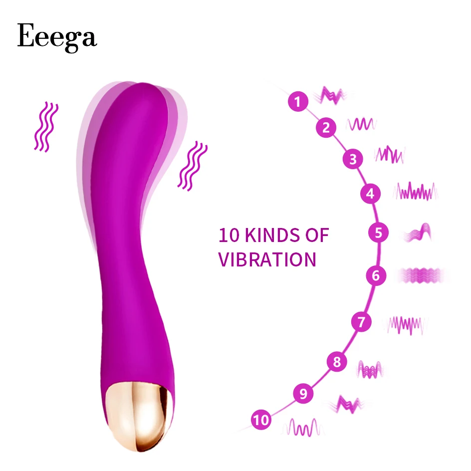 10 Hitrost Dildo, Vibrator za Ženske Mehko Ženske Vagine, Klitoris Stimulator Massager Masturbator Seks Proizvodov za Odrasle