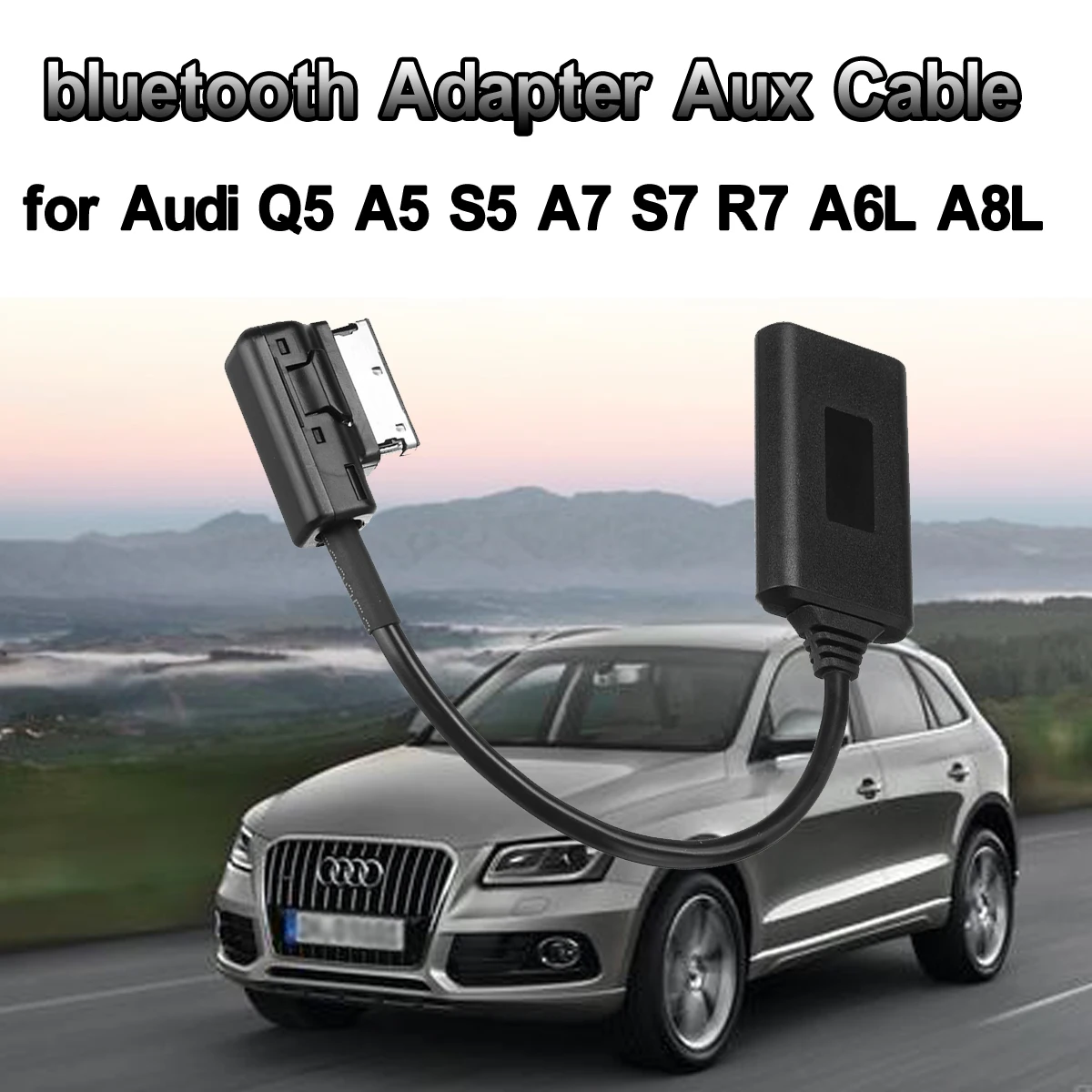 AMI MMI bluetooth ModuleAdapter Aux Kabel Wireless Audio Vhod Aux Radijskih Medijev Vmesnik Za Audi Q5 A5 A7 R7 S5 V7 A6L A8L A4L