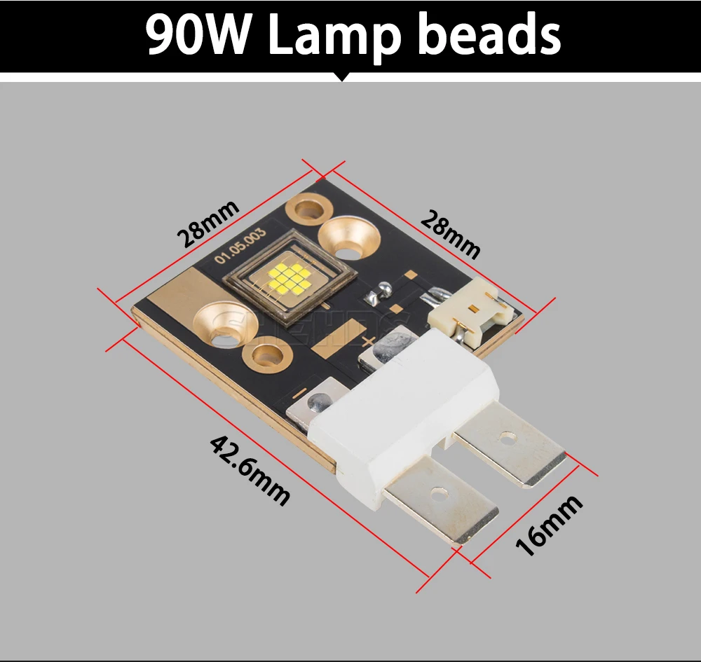 60 W/90W LED Čipov Gobo 30W za LED Spot 30W Osvetlitev Razsvetljava pribor SHEHDS Razsvetljavo
